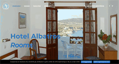 Desktop Screenshot of hotelalbatrosamopi.gr